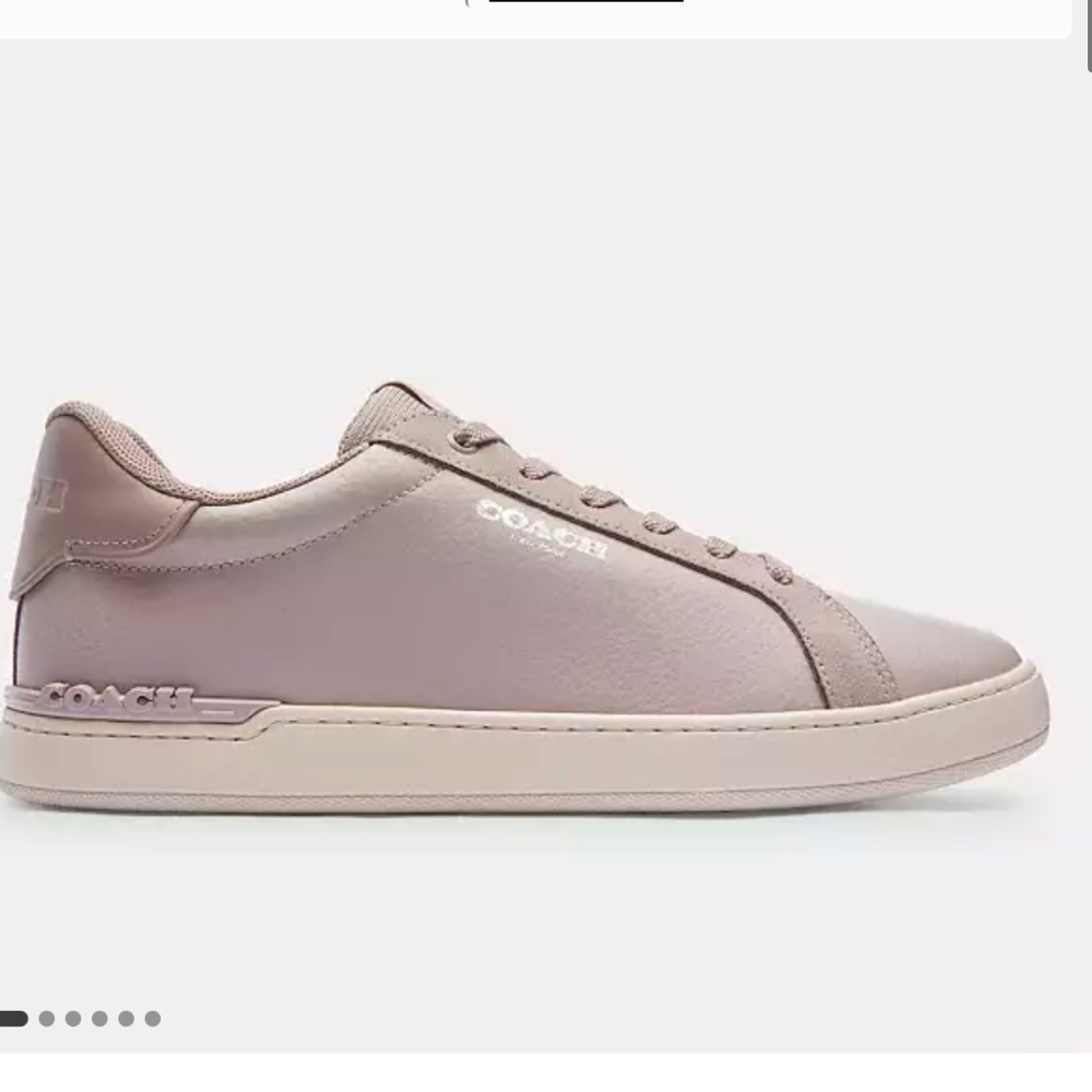 New Coach Men Clip Leather Low Top Sneaker
